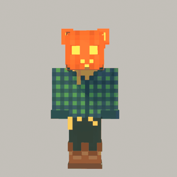 Pumpkin Cat (Ears Mod)